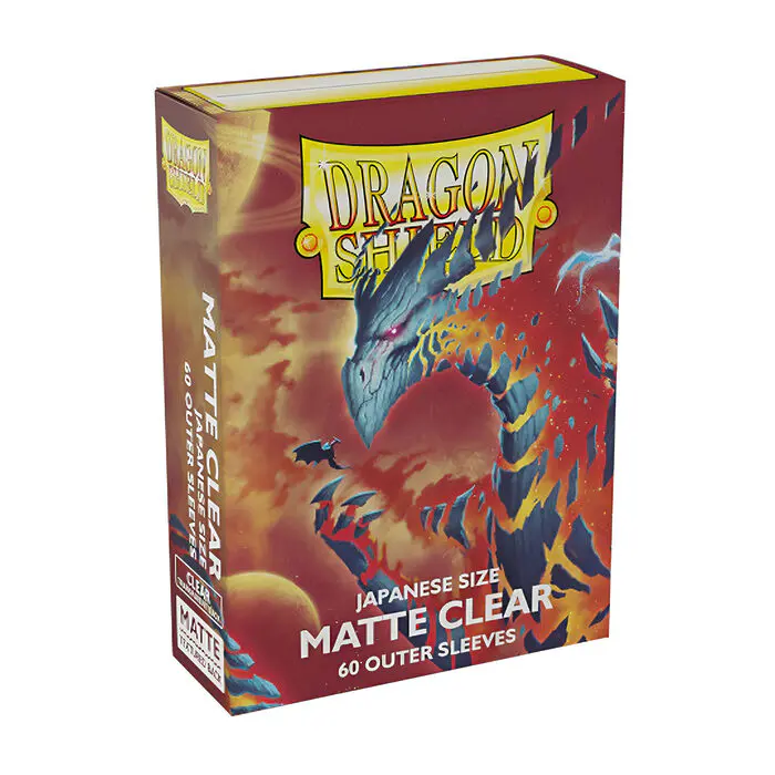 Dragon Shield Japanese Size Matte Outer Sleeves – Clear (60) 3