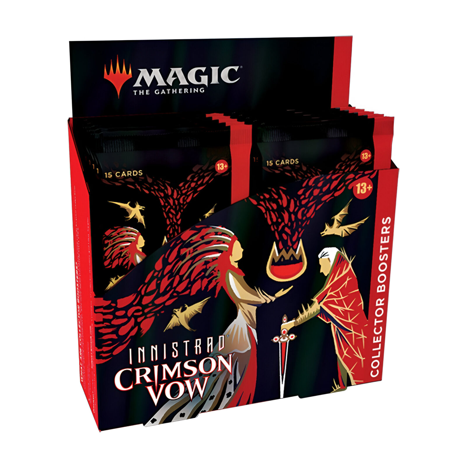 Magic: The Gathering – Innistrad Crimson Vow Collector Booster Display (12 Packs)