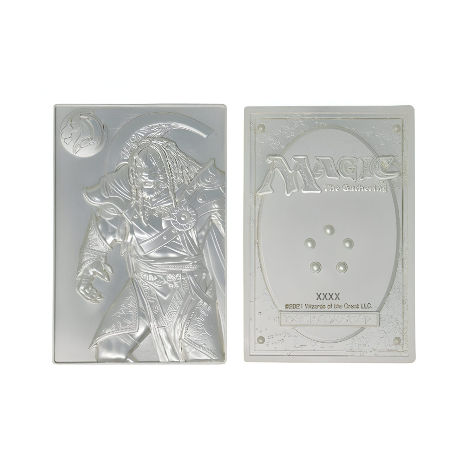 Magic: The Gathering – Limited Edition .999 Silver Plated Metal Collectible – Ajani Goldmane