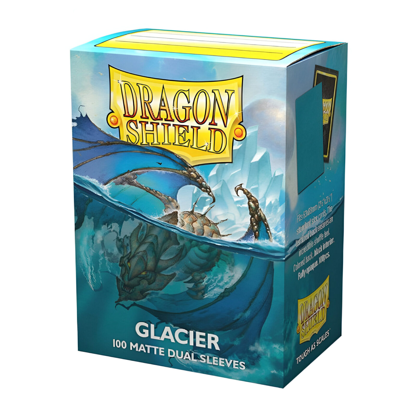 Dragon Shield – Dual Matte Standard Size Sleeves 100pk – Glacier Miniom (10 Packs)