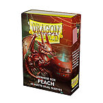 Dragon Shield – Dual Matte Japanese Size Sleeves 60pk – Peach Piip (10 Packs)