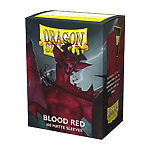 Dragon Shield – Matte Standard Size Sleeves 100pk – Blood Red (10 Packs)