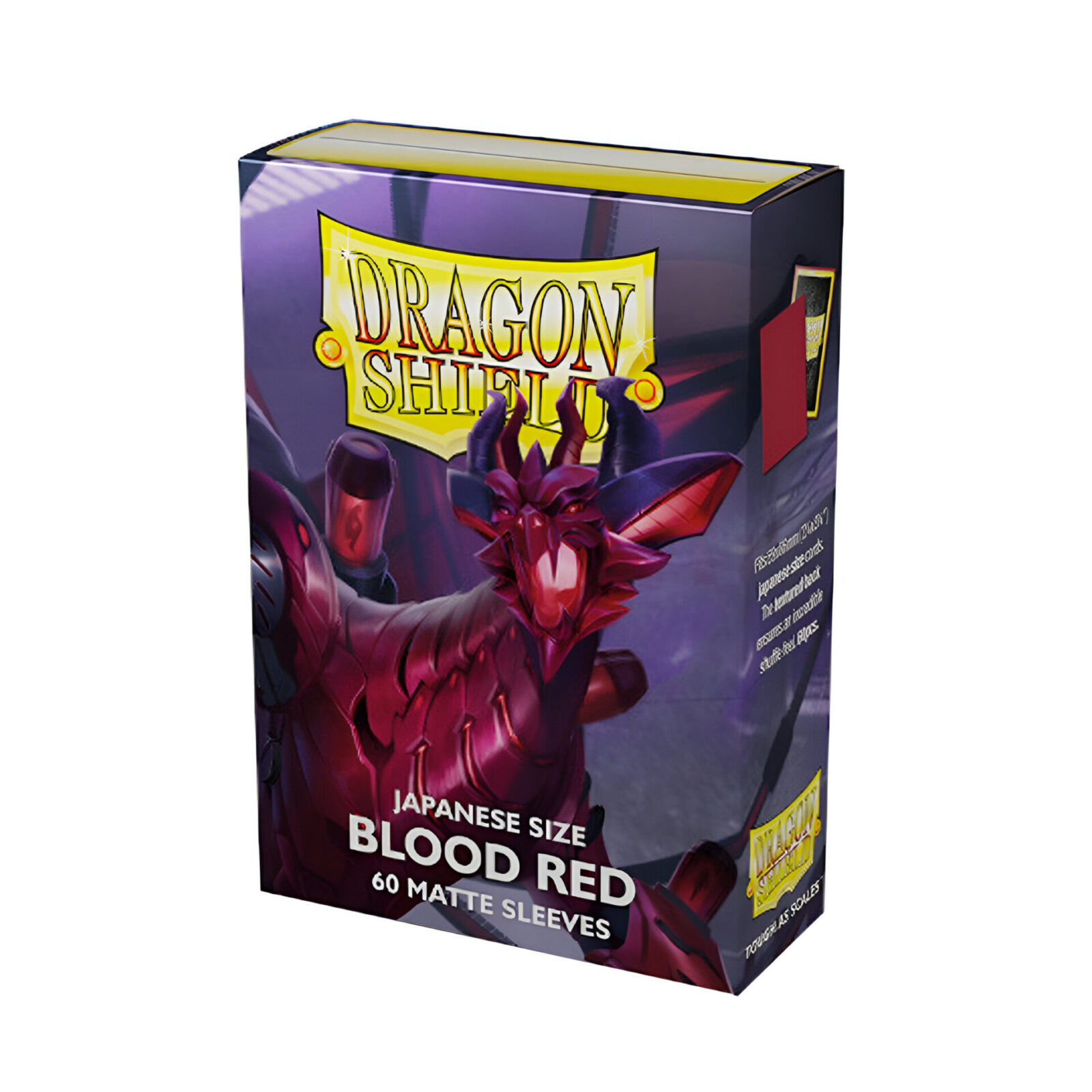 Dragon Shield – Matte Japanese Size Sleeves 60pk – Blood Red (10 Count)