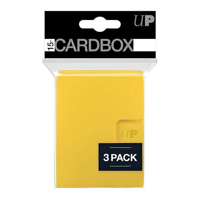 Ultra Pro – 15+ Deck Box 3 Pack – Yellow