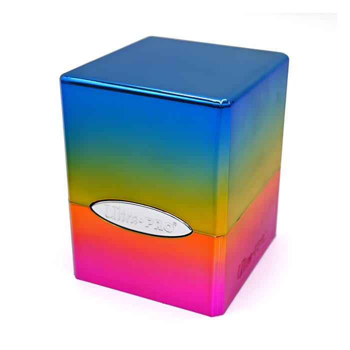 Ultra Pro – Satin Cube Deck Box – Specialty Finish Rainbow