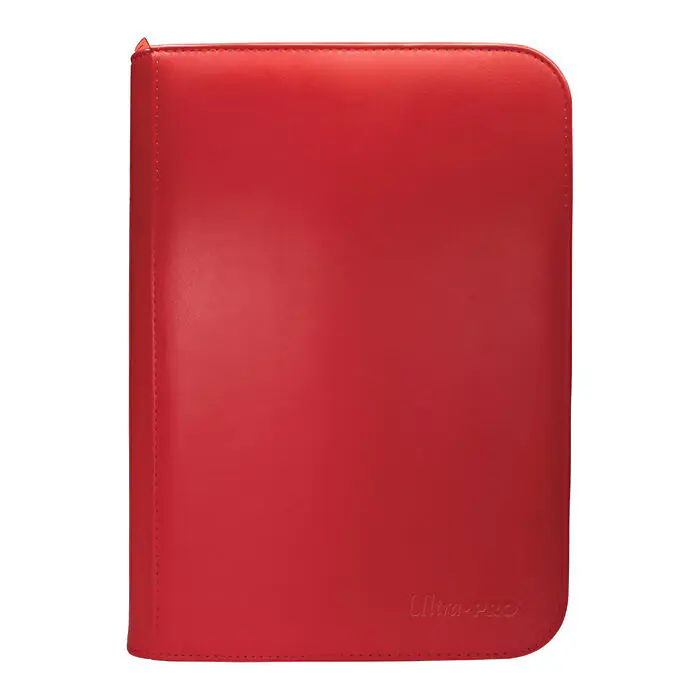 Ultra Pro – 4 Pocket Zippered Pro Binder – Red 3