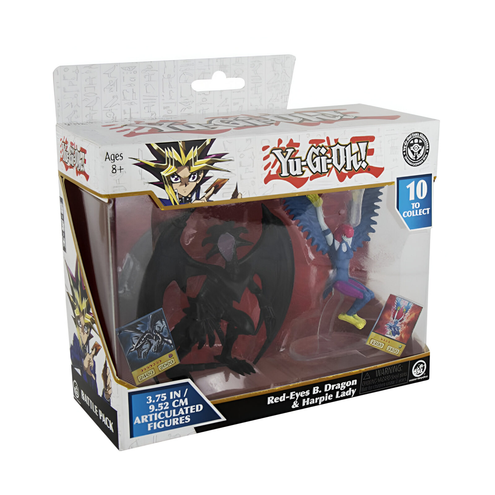 Yu-Gi-Oh! TCG: 3.75 Inch 2-Figure Battle Pack – Red Eyes Black Dragon (6 Packs)