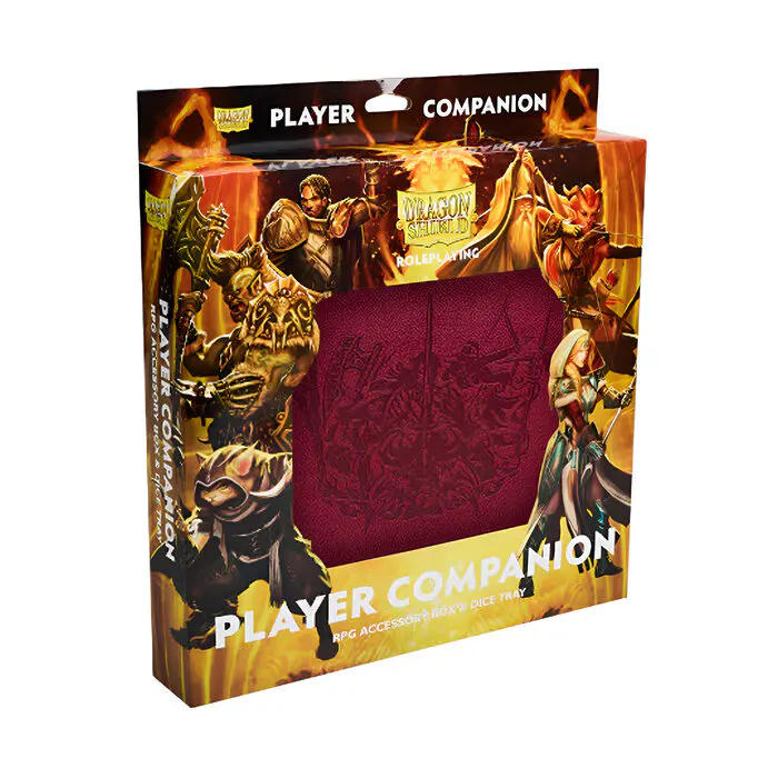 Dragon Shield – Roleplay Player Companion – Blood Red 3