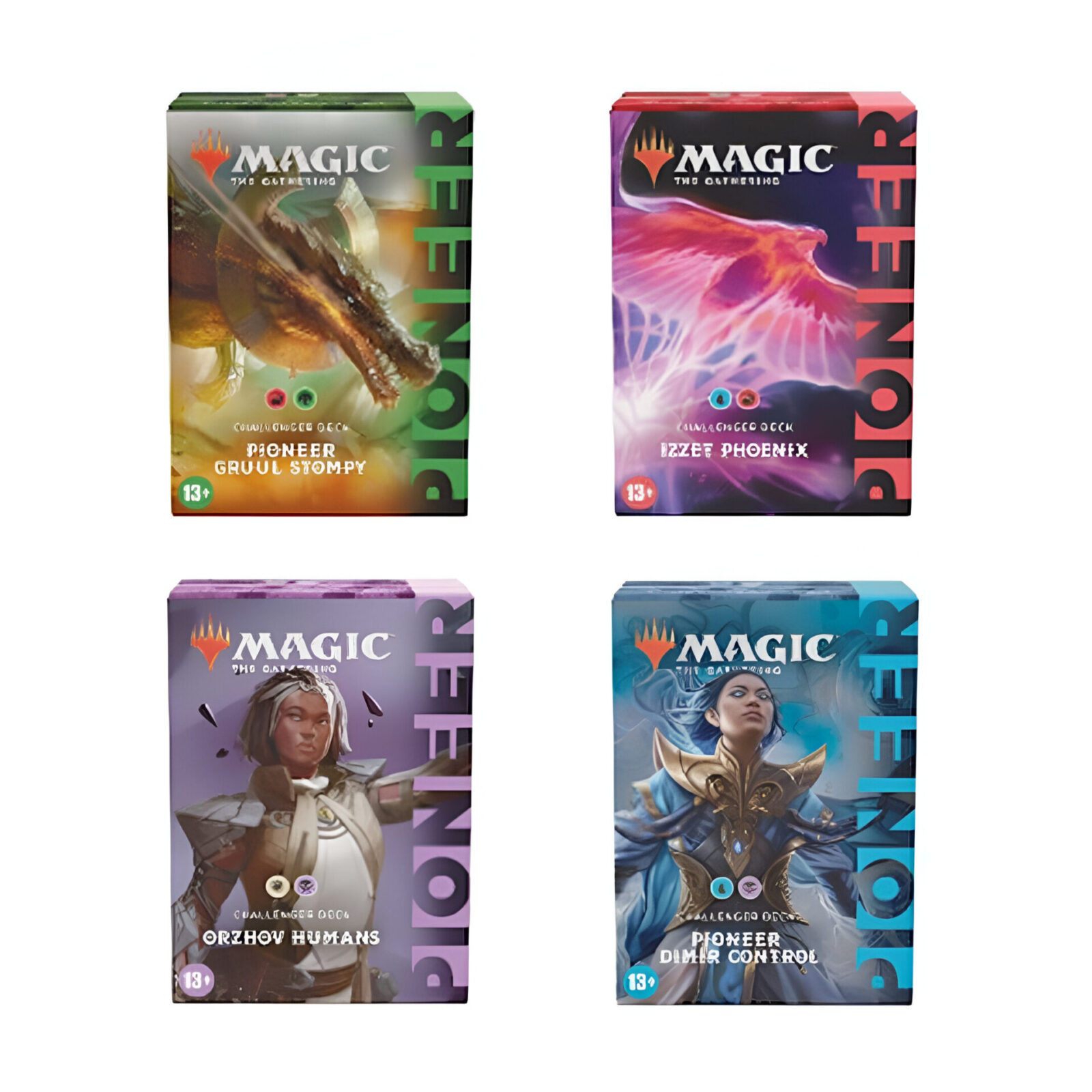 Magic: The Gathering – Pioneer Challenger Deck 2022 Display (8 Packs)