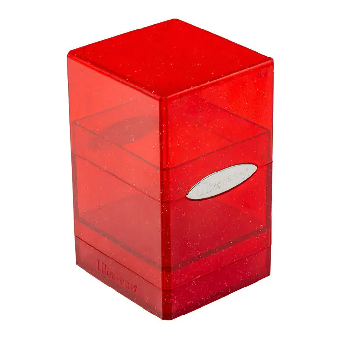 Ultra Pro – Satin Tower Deck Box – Glitter Red 3