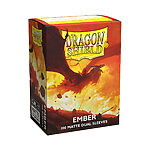 Dragon Shield – Dual Matte Standard Size Sleeves 100pk – Ember (10 Count)