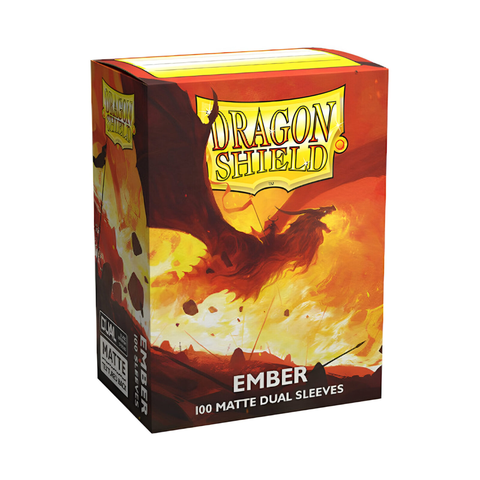 Dragon Shield – Dual Matte Standard Size Sleeves 100pk – Ember (10 Packs)