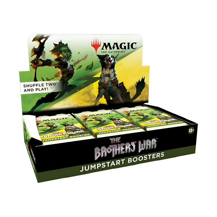 Magic: The Gathering – The Brothers War Jumpstart Booster Display (18 Packs)