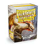 Dragon Shield – Classic Standard Size Sleeves 100pk – White (10 Packs)