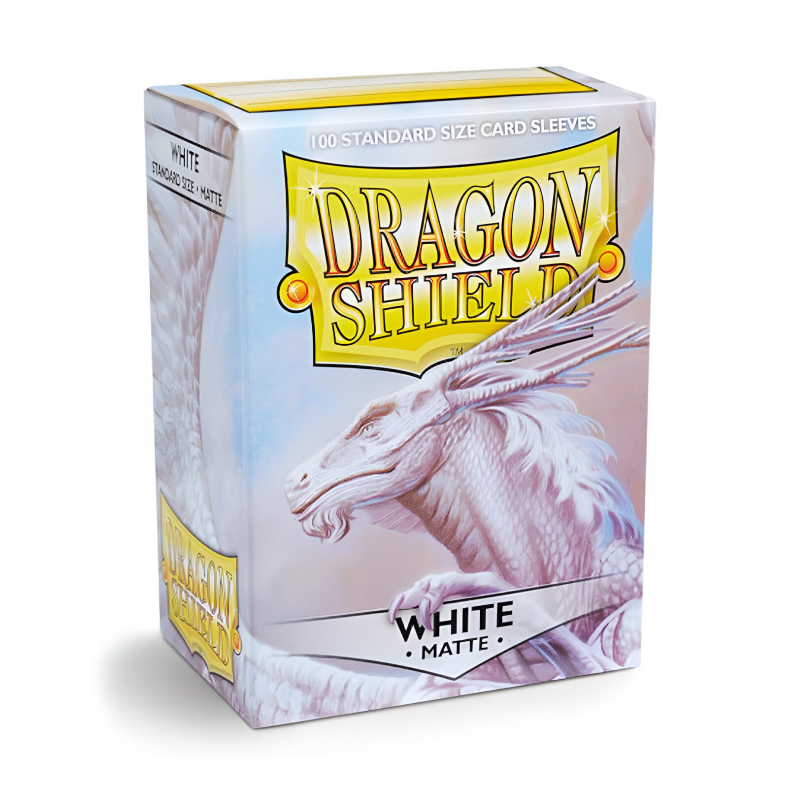 Dragon Shield – Matte Standard Size Sleeves 100pk – White (10 Count)