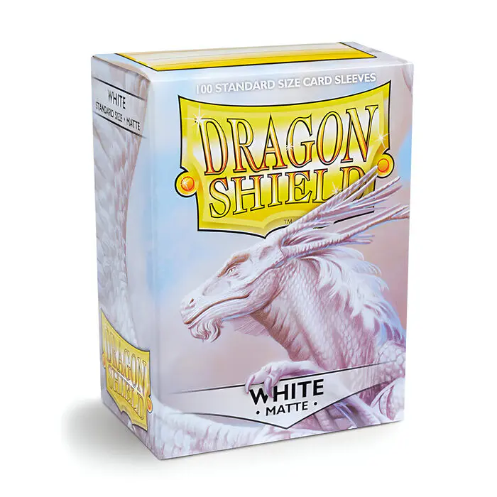 Dragon Shield – Matte Standard Size Sleeves 100pk – White (10 Packs) 3