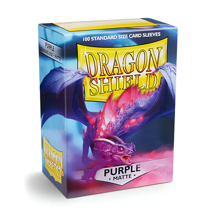 Dragon Shield – Matte Standard Size Sleeves 100pk – Purple (10 Packs) 3