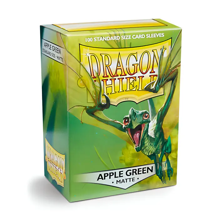 Dragon Shield – Matte Standard Size Sleeves 100pk – Apple Green (10 Packs) 3