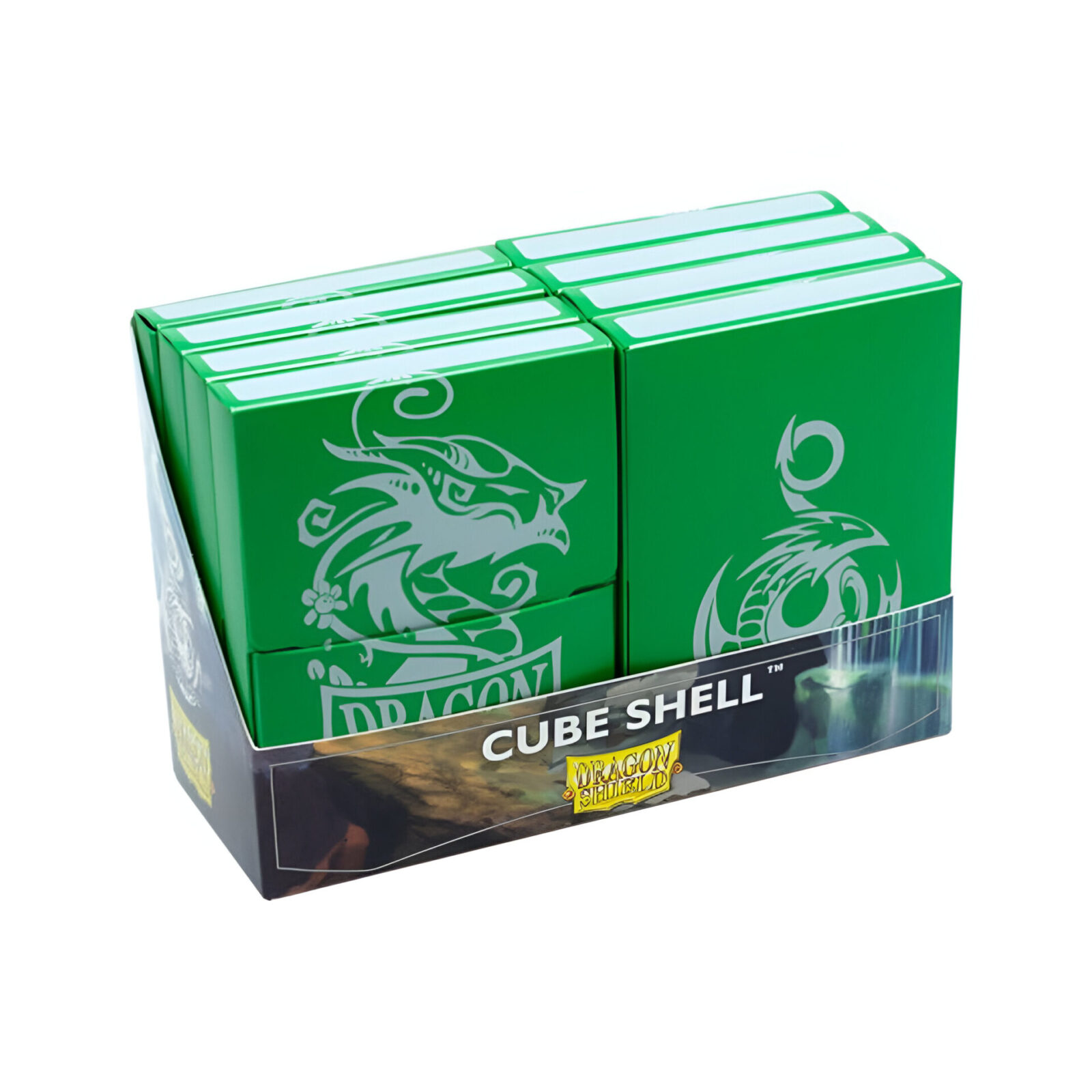 Dragon Shield – Cube Shell – Green 8pk (10 Packs)