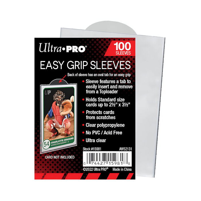 Ultra Pro – Easy Grip Sleeves Standard Size 100pk