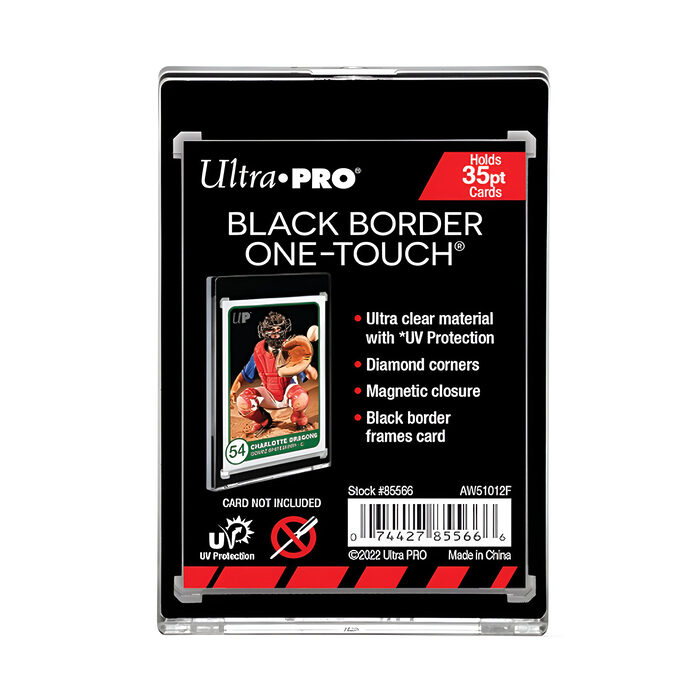 Ultra Pro – 35pt Black Border UV ONE-TOUCH Magnetic Holder