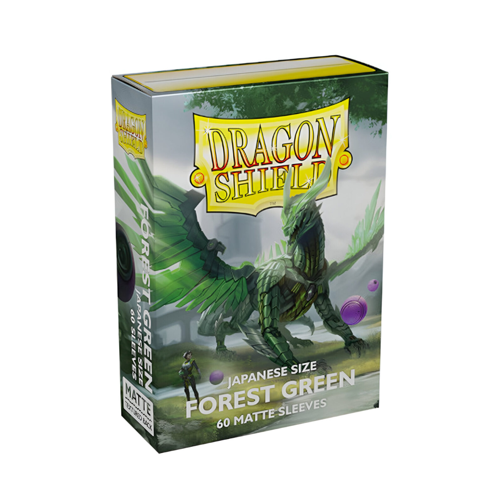 Dragon Shield – Matte Japanese Size Sleeves 60pk – Forest Green (10 Packs)