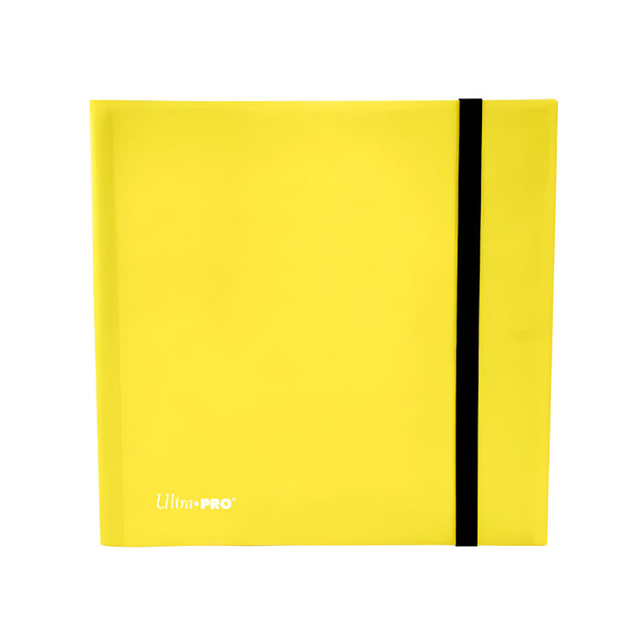 Ultra Pro – Eclipse 12 Pocket Pro Binder – Lemon Yellow