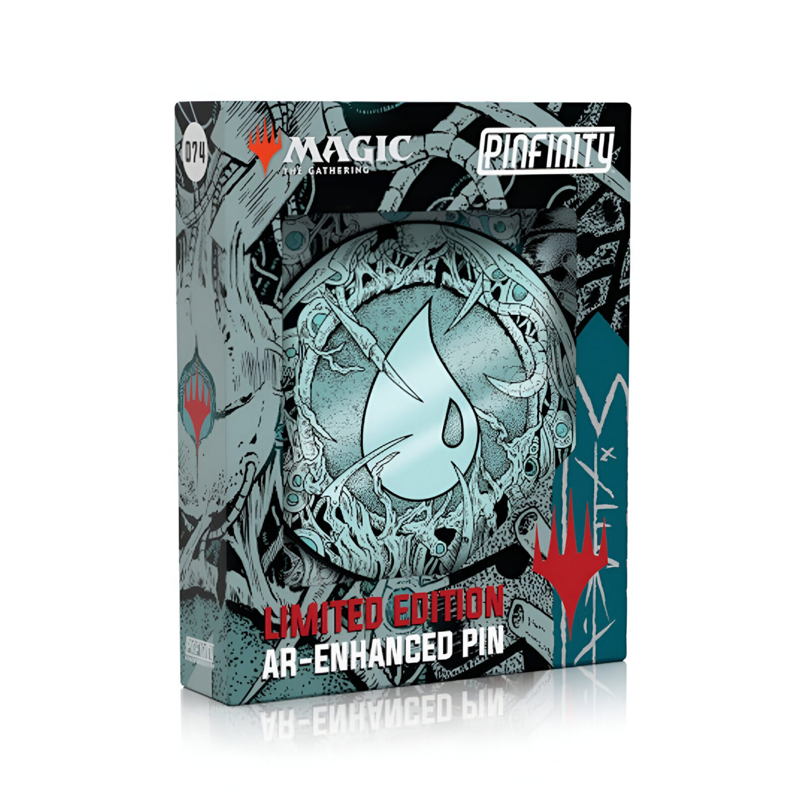 Magic: The Gathering – Pinfinity AR Pin – Phyrexia Mana Symbol Pin- Infect Island