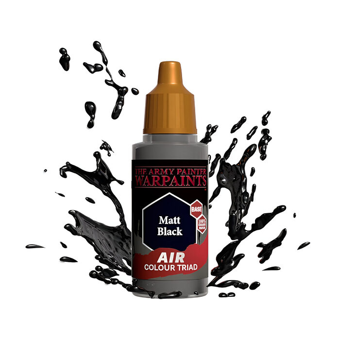 The Army Painter – Warpaints Air – Matt Black (6 Packs)