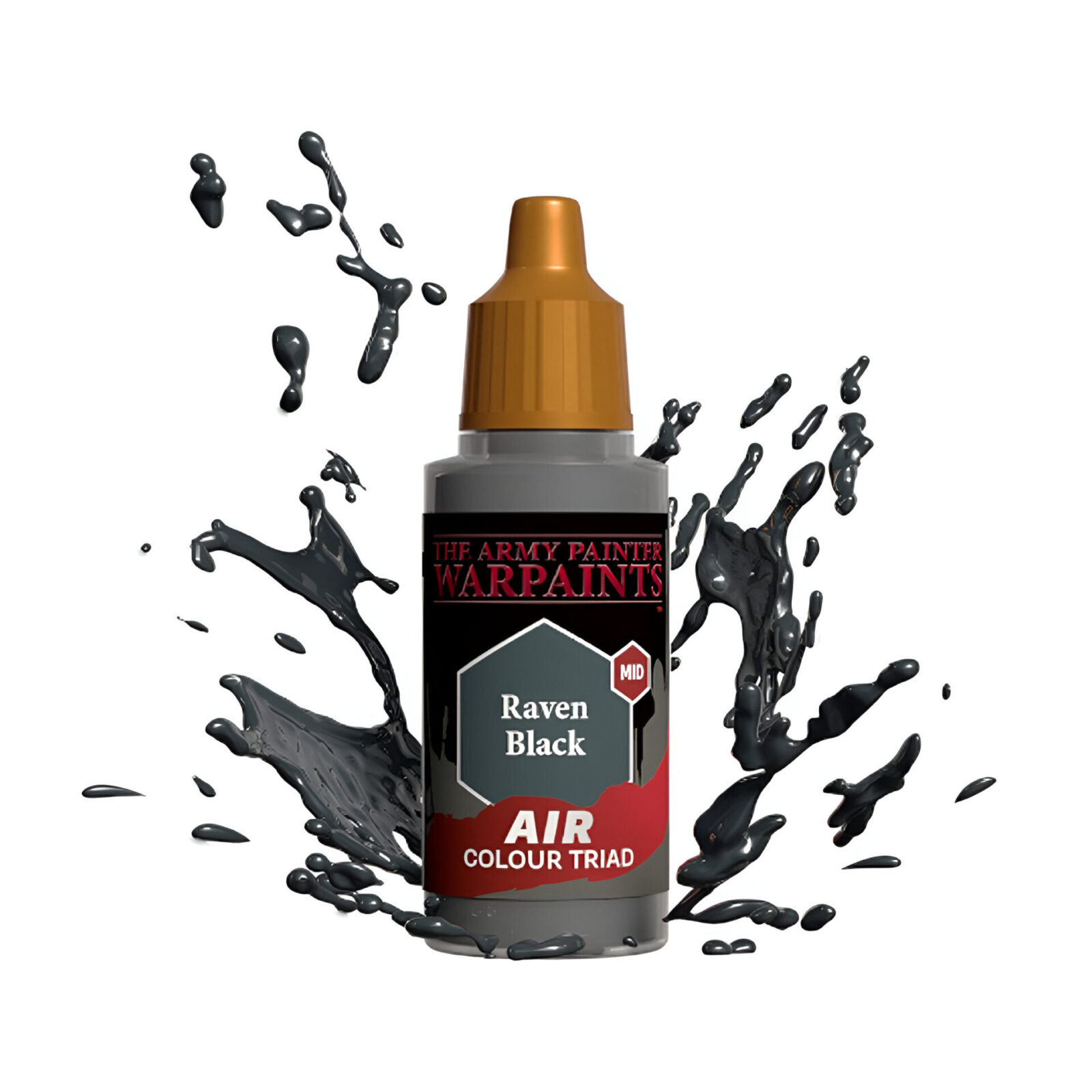 The Army Painter – Warpaints Air – Raven Black (6 Packs)