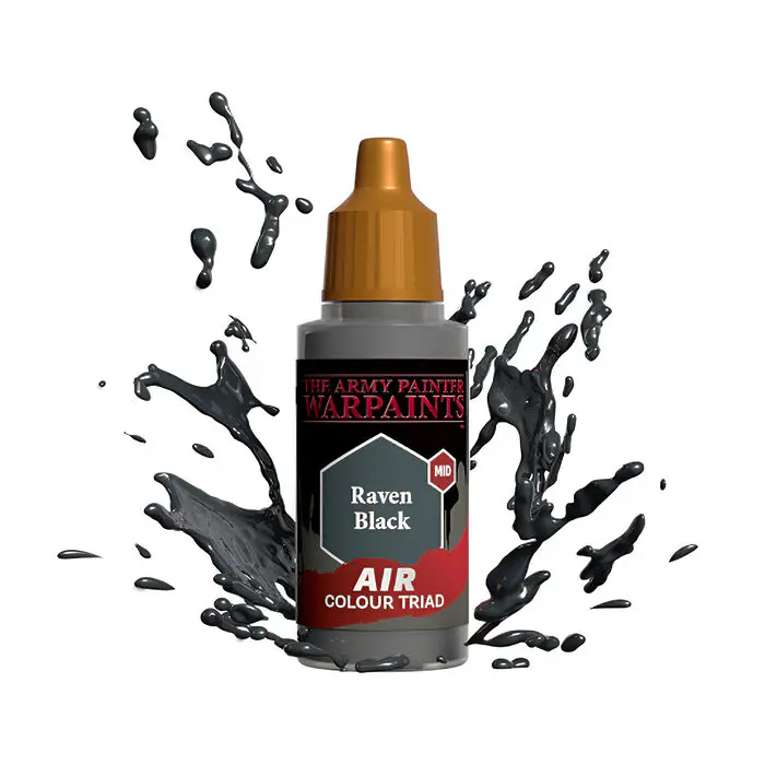 The Army Painter – Warpaints Air – Raven Black (6 Packs) 3