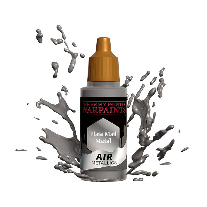 The Army Painter – Warpaints Air Metallics – Plate Mail Metal (6 Packs)