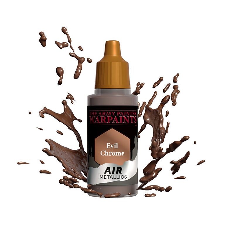 The Army Painter – Warpaints Air Metallics – Evil Chrome (6 Packs)