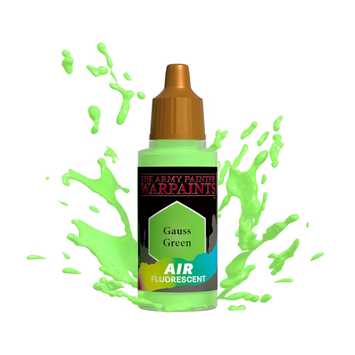 The Army Painter – Warpaints Air Fluorescent – Gauss Green (6 Packs)