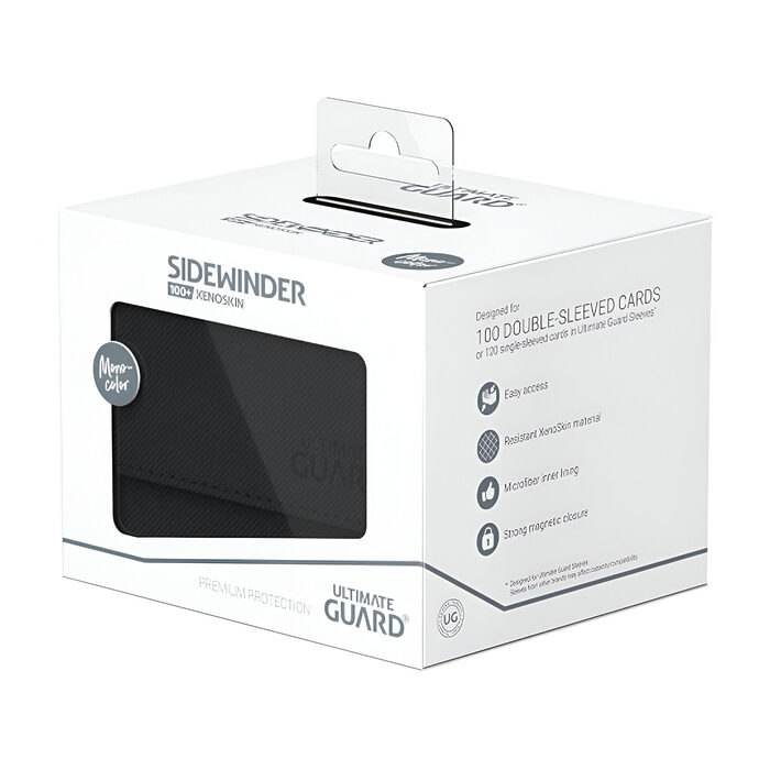 Ultimate Guard – Sidewinder 100+ XenoSkin – Monocolor Black