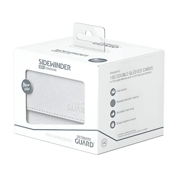 Ultimate Guard – Sidewinder 100+ XenoSkin – Monocolor White 3