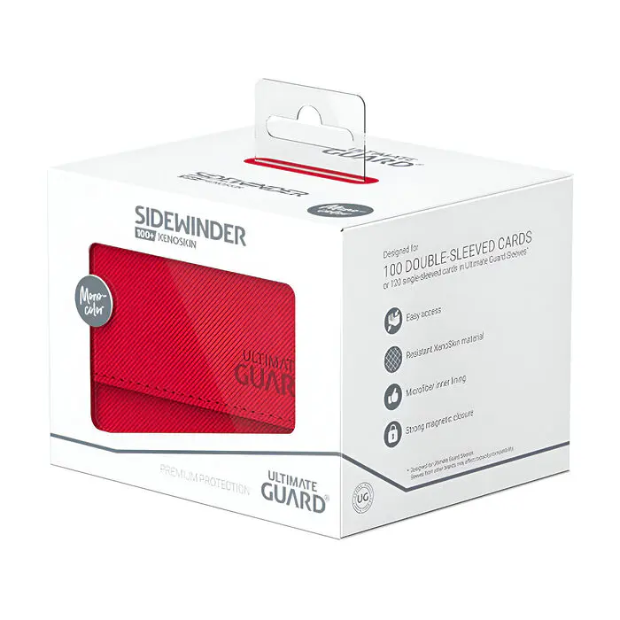 Ultimate Guard – Sidewinder 100+ XenoSkin – Monocolor Red 3