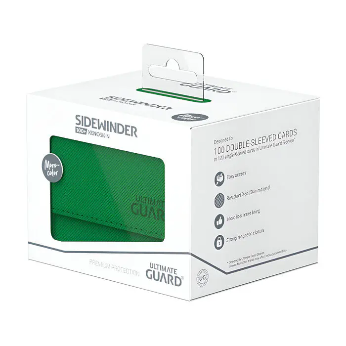 Ultimate Guard – Sidewinder 100+ XenoSkin – Monocolor Green 3