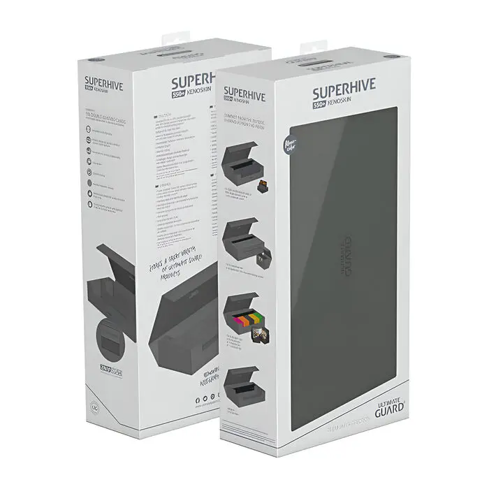 Ultimate Guard – Superhive 550+ XenoSkin – Monocolor Grey 3