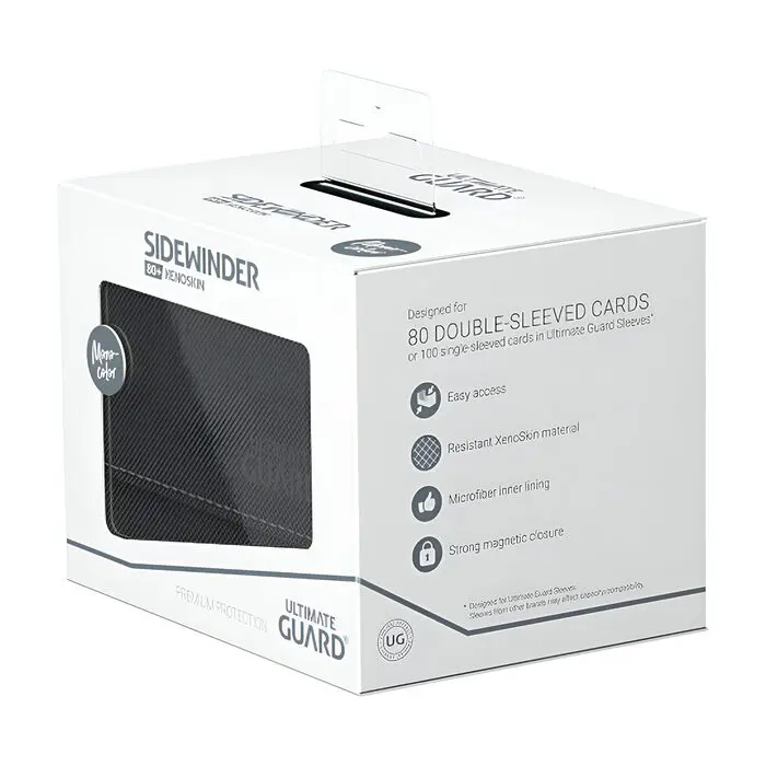 Ultimate Guard – Sidewinder 80+ XenoSkin – Monocolor Black 3