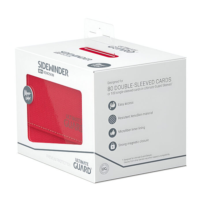 Ultimate Guard – Sidewinder 80+ XenoSkin – Monocolor Red