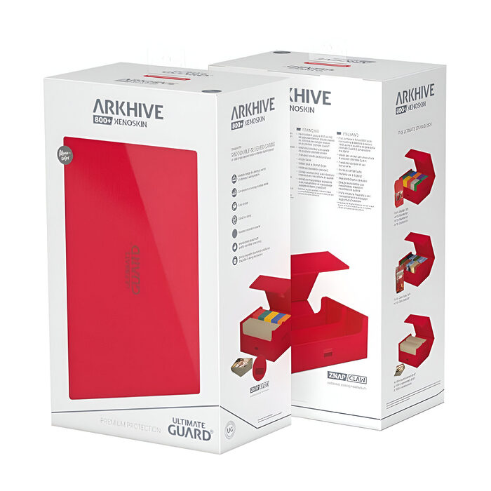 Ultimate Guard – Arkhive 800+ XenoSkin – Monocolor Red