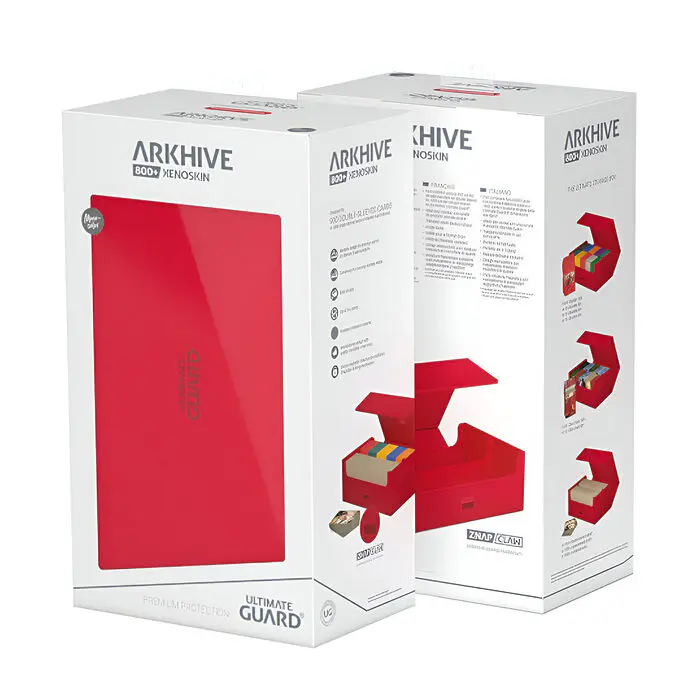 Ultimate Guard – Arkhive 800+ XenoSkin – Monocolor Red 3
