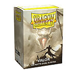 Dragon Shield – Dual Matte Standard Size Sleeves 100pk – Valor Cream (10 Count)