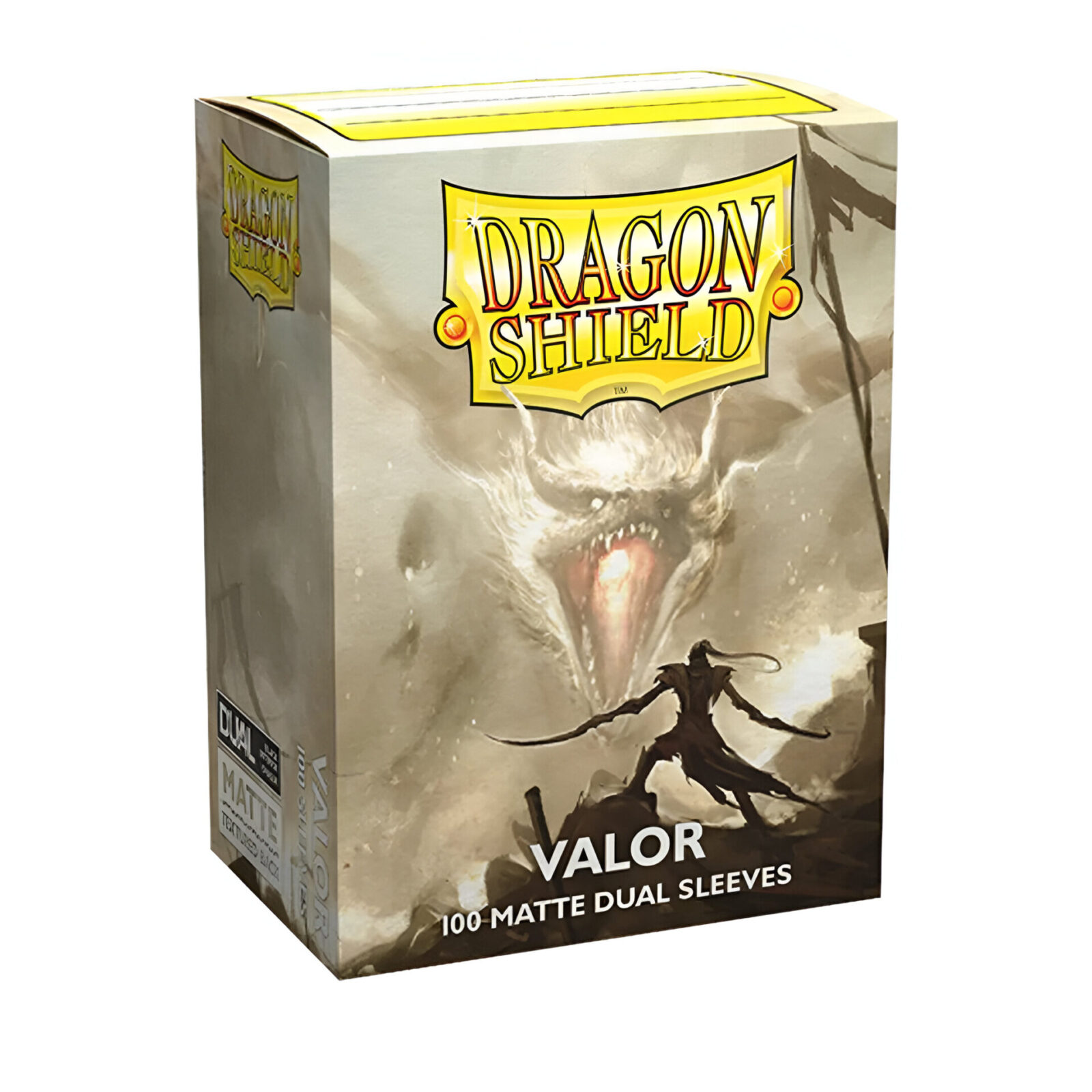 Dragon Shield – Dual Matte Standard Size Sleeves 100pk – Valor Cream (10 Packs)