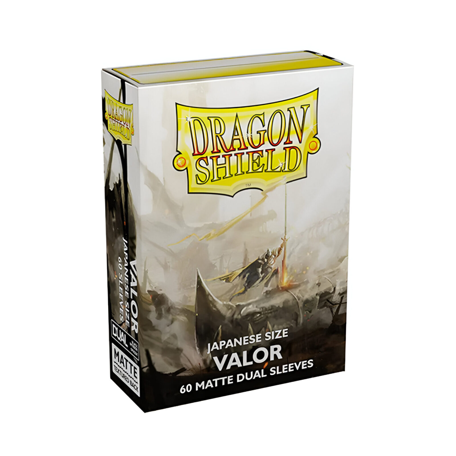 Dragon Shield – Dual Matte Japanese Size Sleeves 60pk – Valor Cream (10 Count)