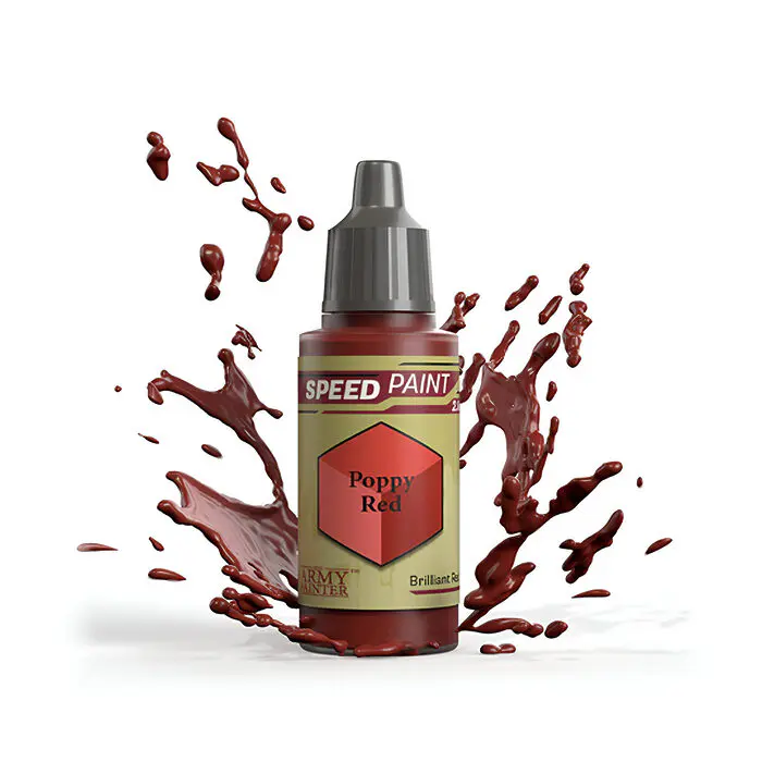 The Army Painter – Speedpaint 2.0 – Poppy Red (6 Packs) 3