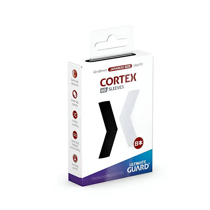 Ultimate Guard – Cortex Sleeves Japanese Size – Black 60pk 3