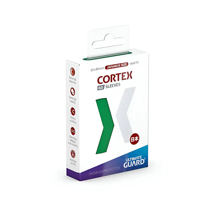 Ultimate Guard – Cortex Sleeves Japanese Size – Green 60pk 3