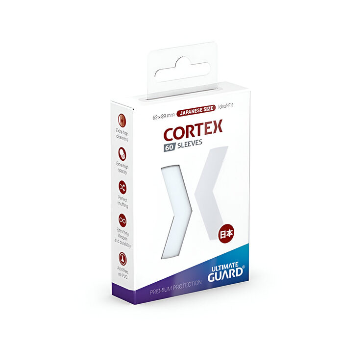 Ultimate Guard – Cortex Sleeves Japanese Size – Transparent 60pk